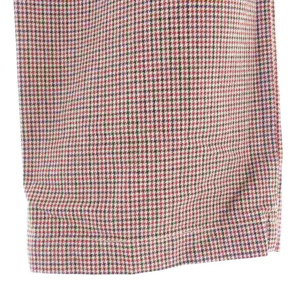 HYSTERIC GLAMOUR ヒステリックグラマー 0292AP02 Dickies ディッキーズ 千鳥格子 シンチバック チェック パンツ レッド系 30inch【中古】