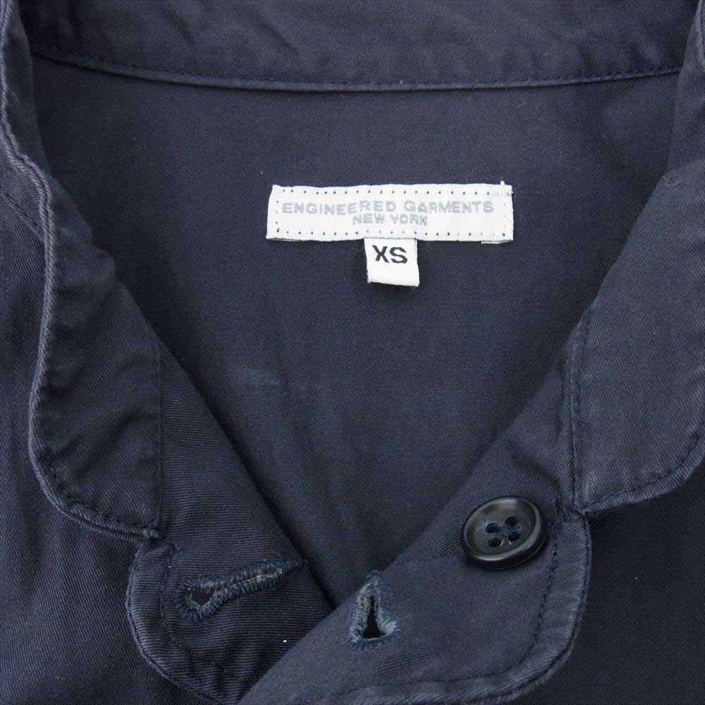 Engineered Garments エンジニアードガーメンツ DAYTON SHIRT スタンドカラー シャツ ダークネイビー系 XS【中古】