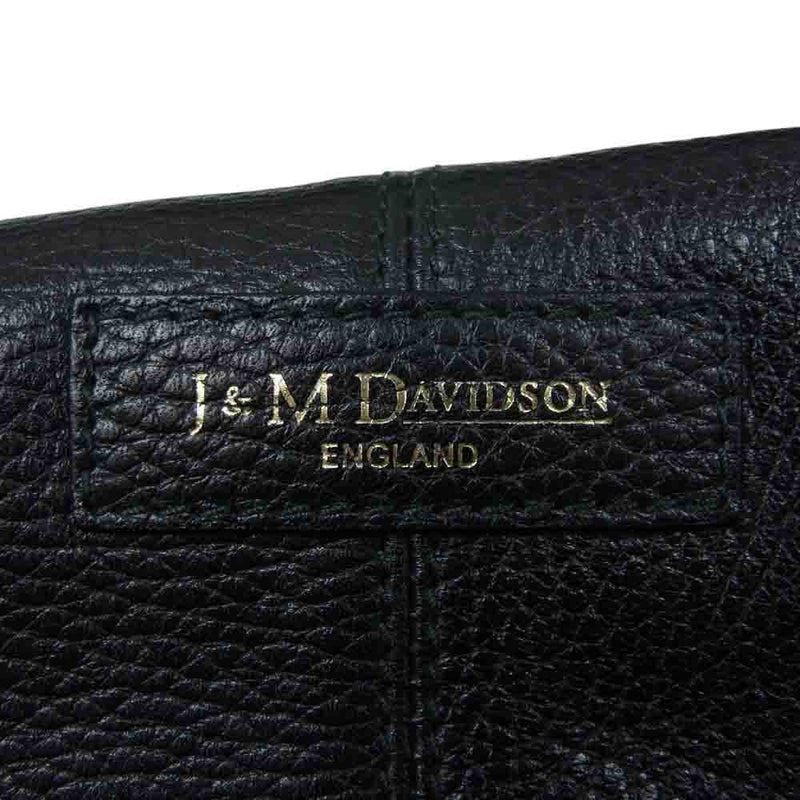J&M Davidson ジェイアンドエムデヴィッドソン 2WAY ロゴ レザー ショルダーバッグ ブラック系【中古】