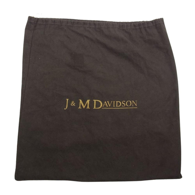 J&M Davidson ジェイアンドエムデヴィッドソン 2WAY ロゴ レザー ショルダーバッグ ブラック系【中古】