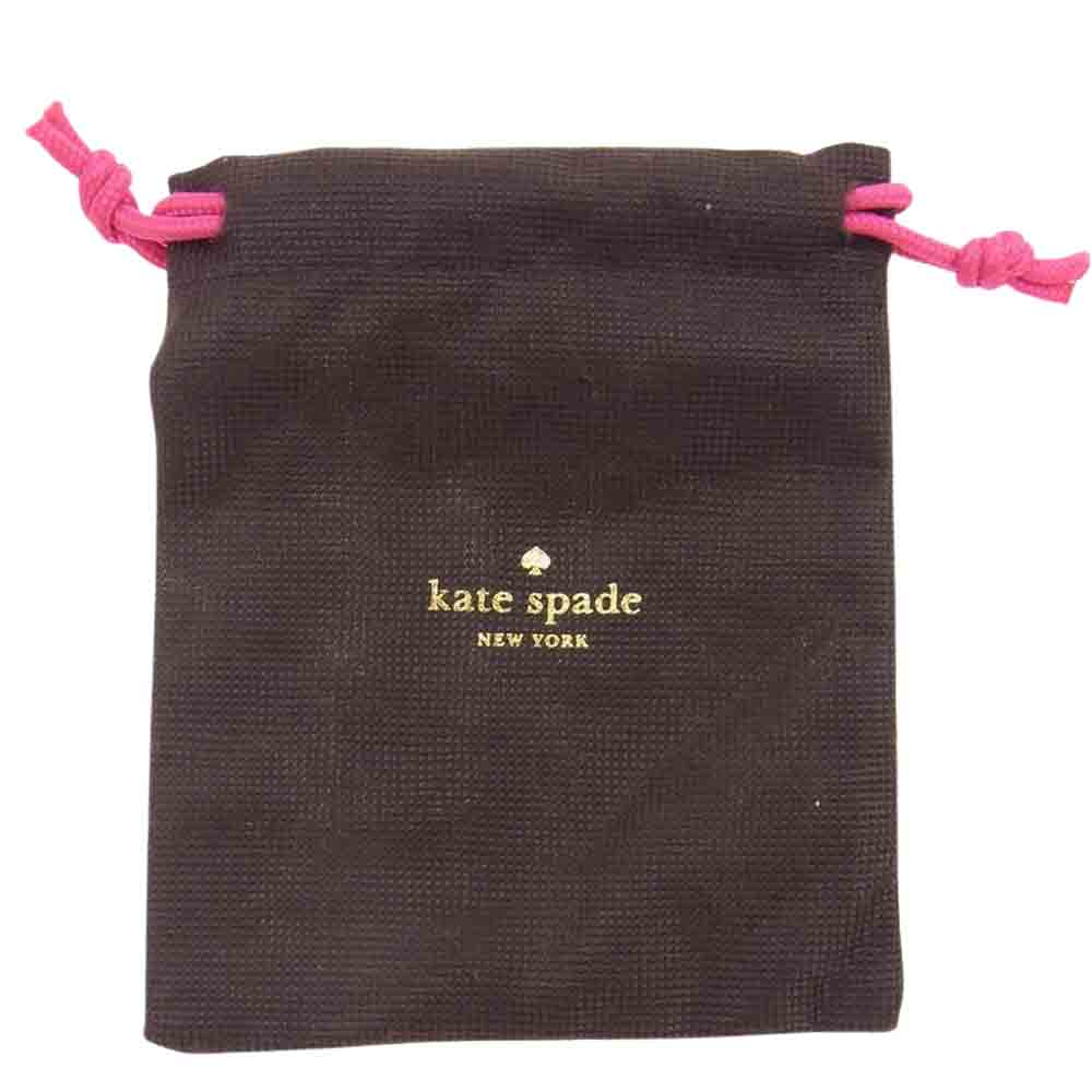 Kate Spade ケイトスペード 二つ折り ジップ ウォレット 財布 ライトグリーン系【中古】