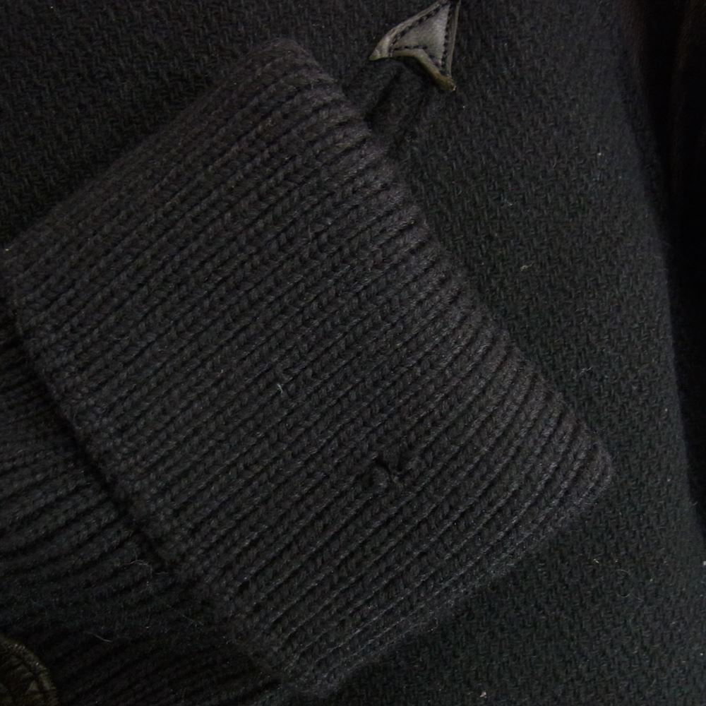 RUDE GALLERY ルードギャラリー メルトン レザー ジャケット スタジャン ブラック系 3【中古】