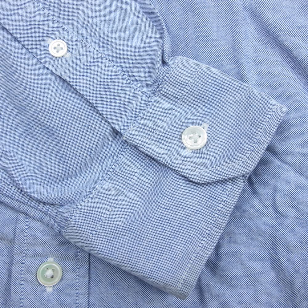 uniform experiment ユニフォームエクスペリメント UE-123078 チェック ライン 長袖 シャツ インディゴブルー系 2【中古】