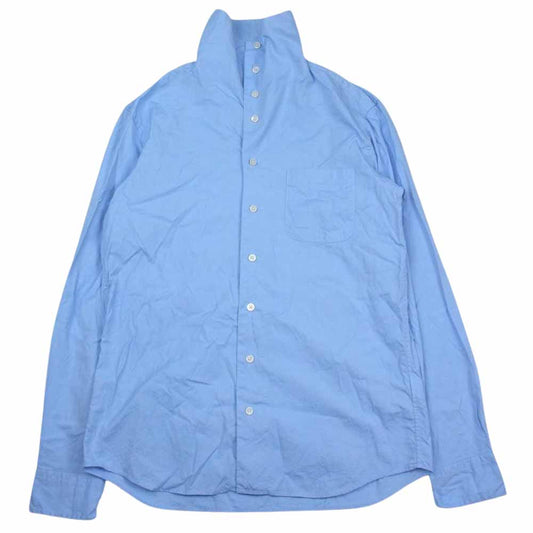 SOPHNET. ソフネット SOPH-200008 ハイネック ロングスリーブ 長袖 シャツ ブルー系 M【中古】