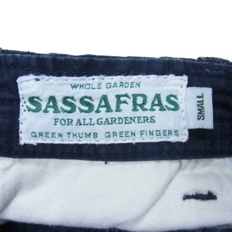 SASAFRAS ササフラス Sprayer Pants スプレイヤー パンツ ダークネイビー系 ブラック系 S【中古】