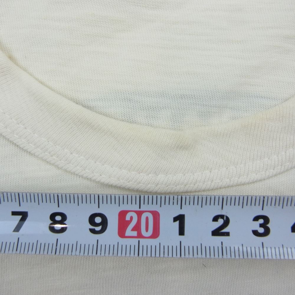 ジョンソンモータース PRINT TEE プリント Tシャツ オフホワイト系 XS【中古】