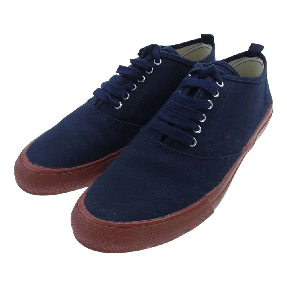 COMME des GARCONS HOMME コムデギャルソンオム キャンバス スニーカー ネイビー ネイビー系 25cm【中古】