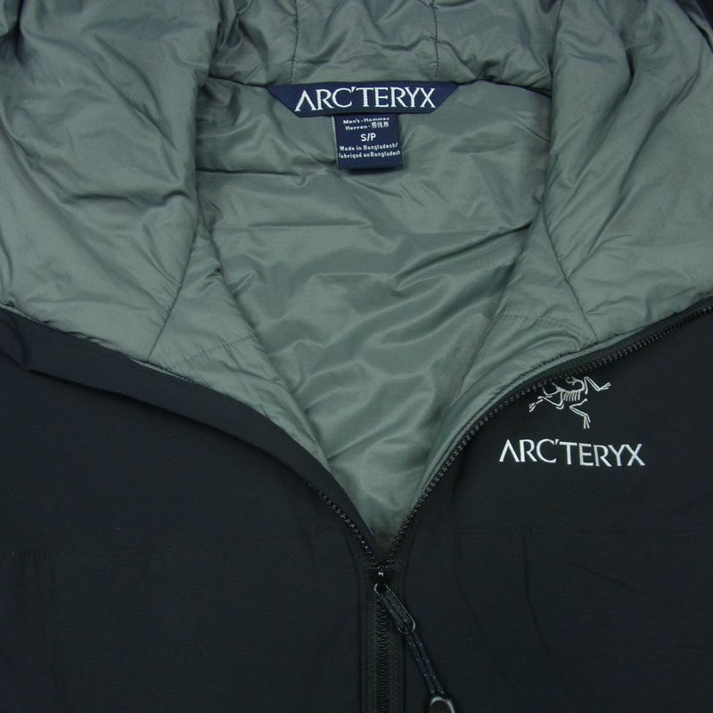 ARC'TERYX アークテリクス 02t-93102 Atom AR Hoody アトム AR フーディ 中綿 ジャケット ブラック系 S【中古】