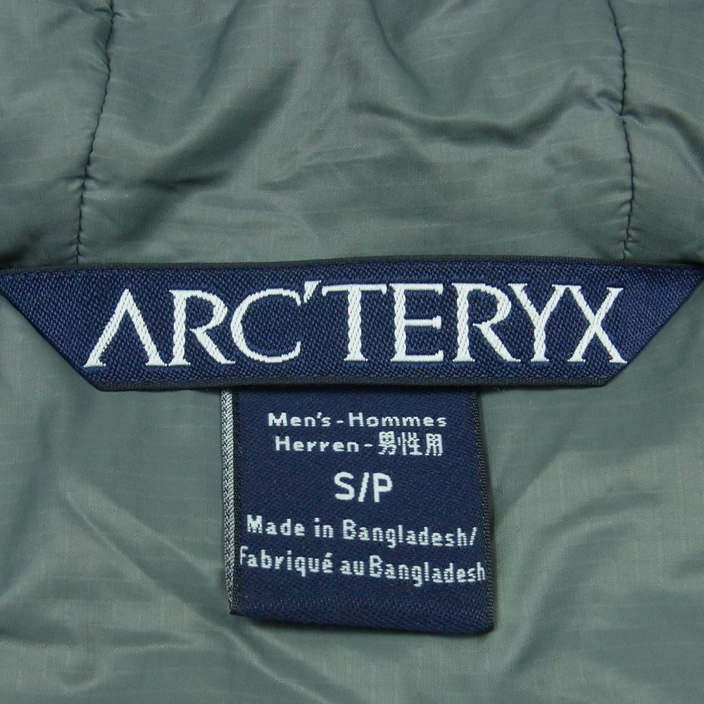 ARC'TERYX アークテリクス 02t-93102 Atom AR Hoody アトム AR フーディ 中綿 ジャケット ブラック系 S【中古】