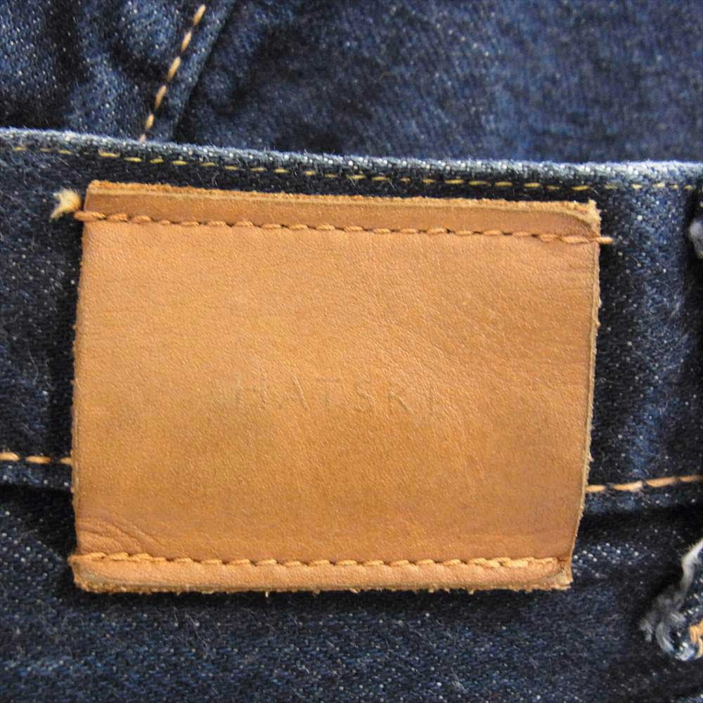ハツキ テーパード デニム パンツ インディゴブルー系 O【中古】