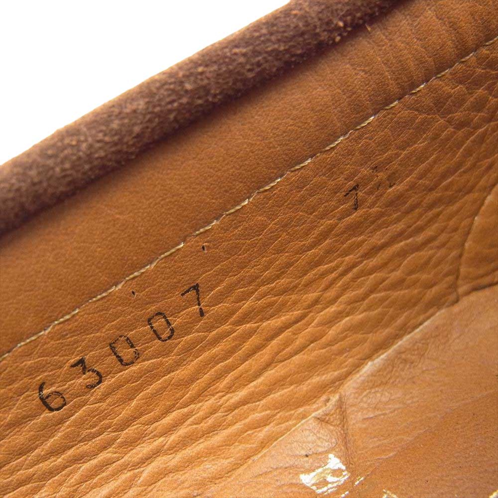 ETRO エトロ スエード ドライビング シューズ ローファー スリッポン ブラウン系 7.5【中古】