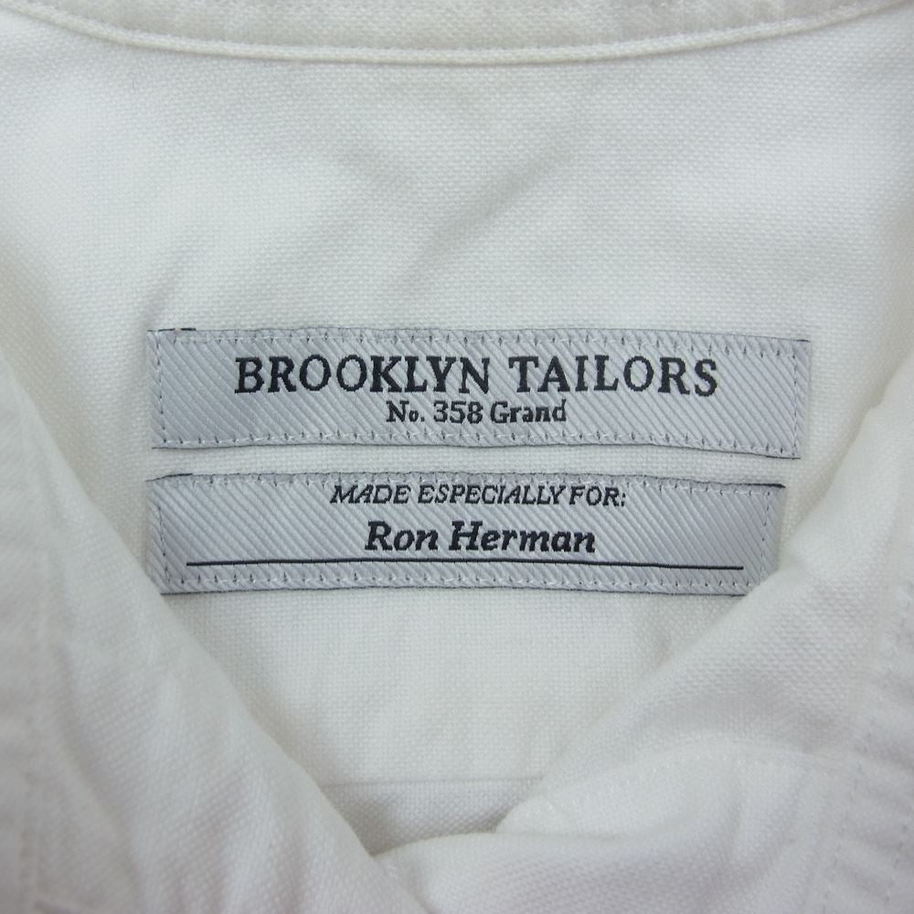 Ron Herman ロンハーマン × BROOKLYN TAILORS ブルックリンテーラーズ  BD 長袖 シャツ ホワイト系 01【中古】