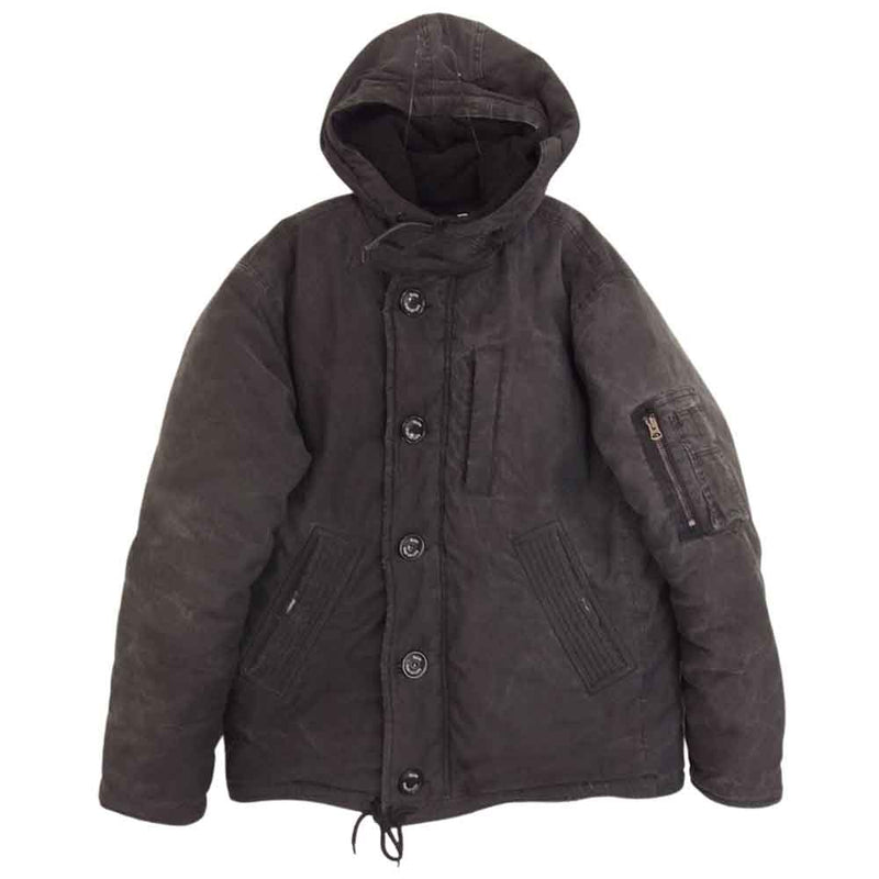 RATS ラッツ 	17'RJ-1105 MILITARY PARKA JACKET ミリタリー パーカー ジャケット バイオ加工 グレー系 M【中古】