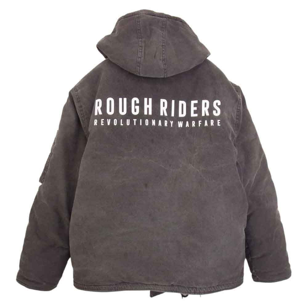 RATS ラッツ 	17'RJ-1105 MILITARY PARKA JACKET ミリタリー パーカー ジャケット バイオ加工 グレー系 M【中古】