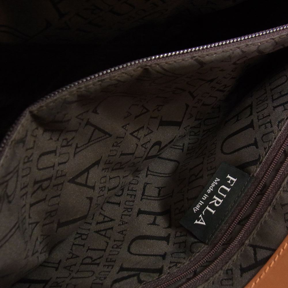 Furla フルラ レザー ハンド バッグ ブラウン系【中古】