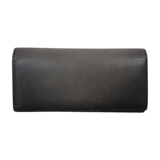 ユハク YPF110 Proof Foschia 撥水 レザー ロングウォレット 長財布 カーキ系 ブラウン系【中古】