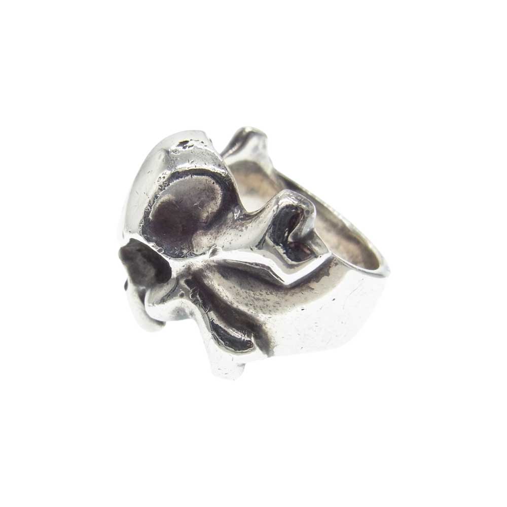 トランスコア クロスボーン スカル リング シルバー系【中古】