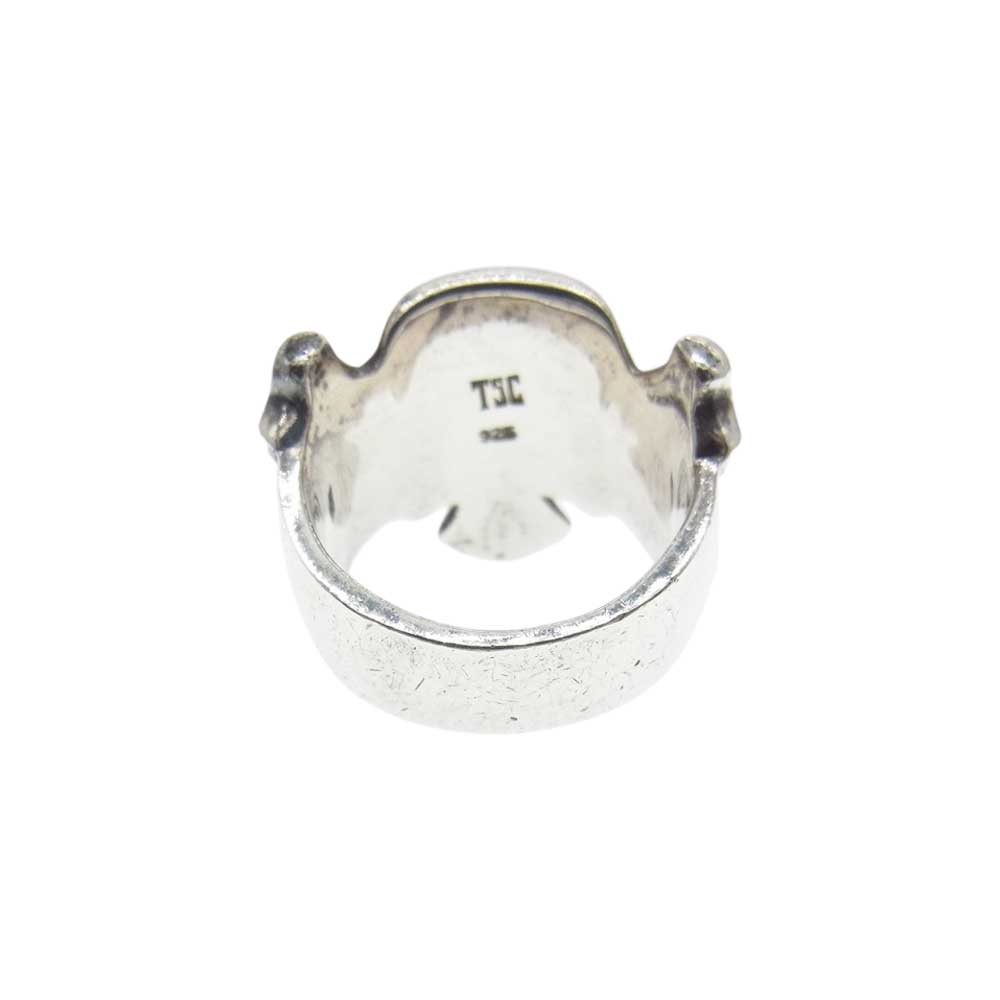 トランスコア クロスボーン スカル リング シルバー系【中古】