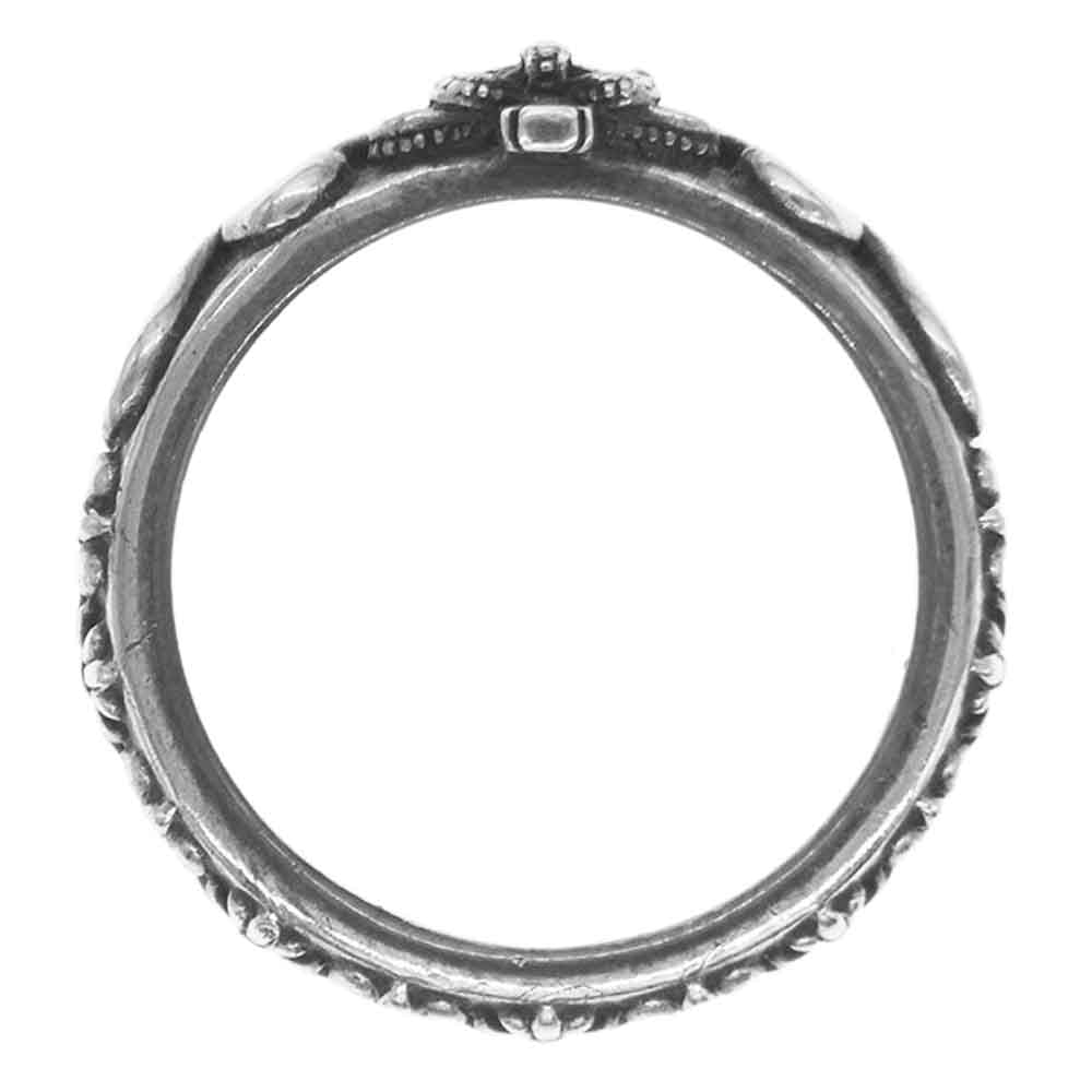 Justin Davis ジャスティンデイビス DIVINE BLISS クラウン クロス フレア リング シルバー系 9号【中古】