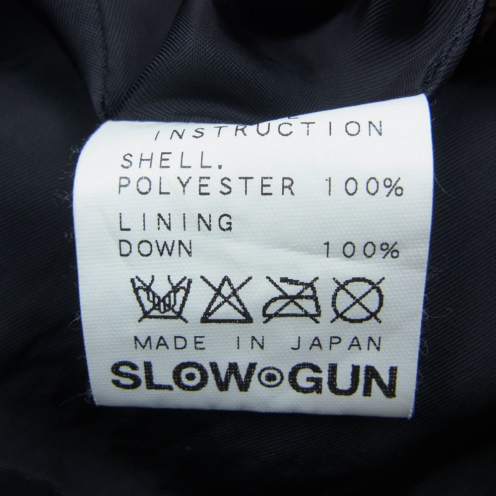slowgun スロウガン ファー付 ダウン モッズ コート カーキ系 2【中古】
