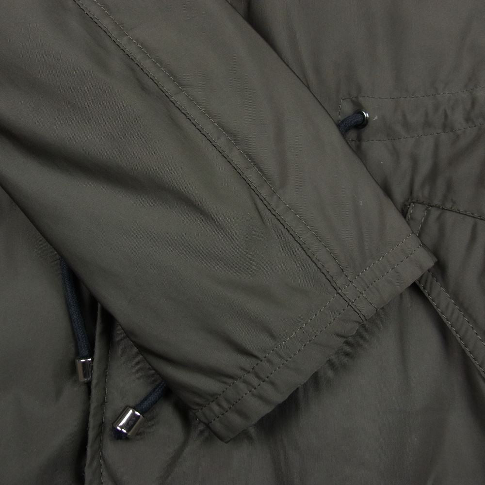 slowgun スロウガン ファー付 ダウン モッズ コート カーキ系 2【中古】