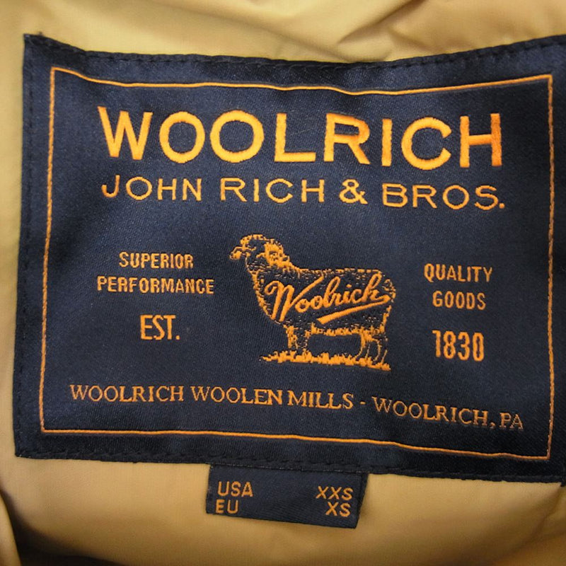 WOOLRICH ウールリッチ 1602160 ARCTIC PARKA アークテック パーカー ダウン ジャケット ネイビー系 XS【中古】