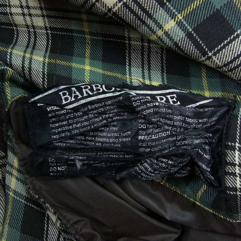 Barbour バブアー 英国製 3ワラント GAMEFAIR ゲームフェア オイルド ジャケット カーキ系 C40/108cm【中古】