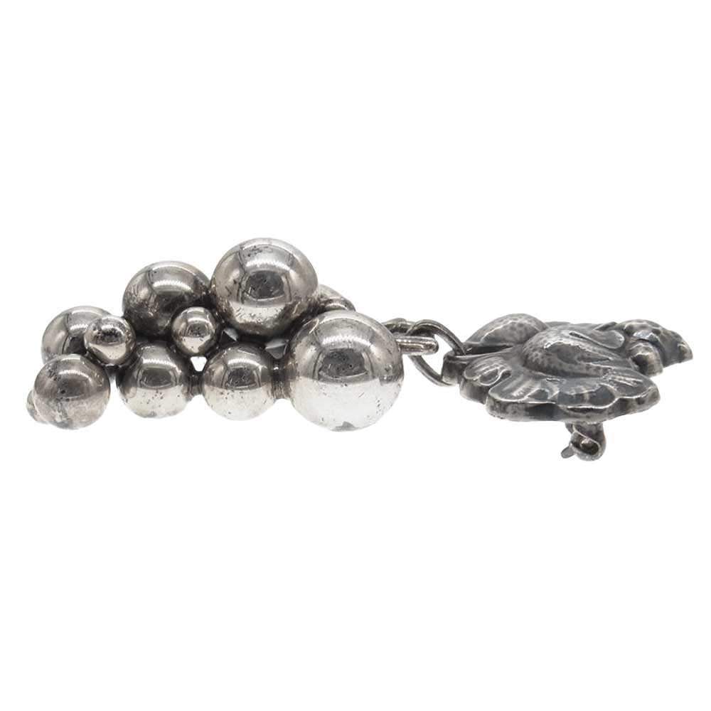 ジョージジェンセン 217B ムーンライト グレープ ブローチ シルバー系【中古】