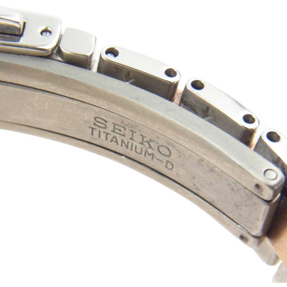 SEIKO セイコー SSQV040 LUKIA ルキア SS ステンレス ソーラー電波 腕時計 ウォッチ シルバー系 ゴールド系【中古】