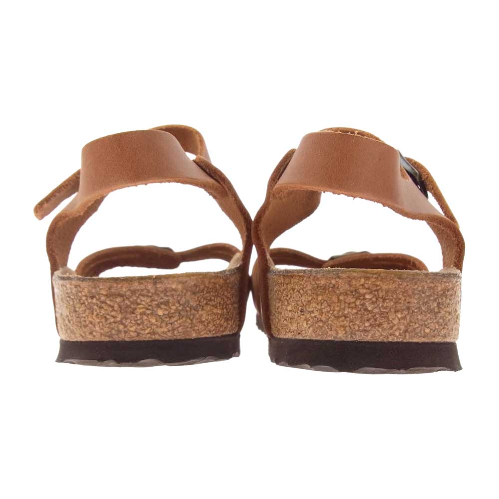 BIRKENSTOCK ビルケンシュトック BALI バリ アンクル ストラップ サンダル ブラウン系 22.5cm【中古】