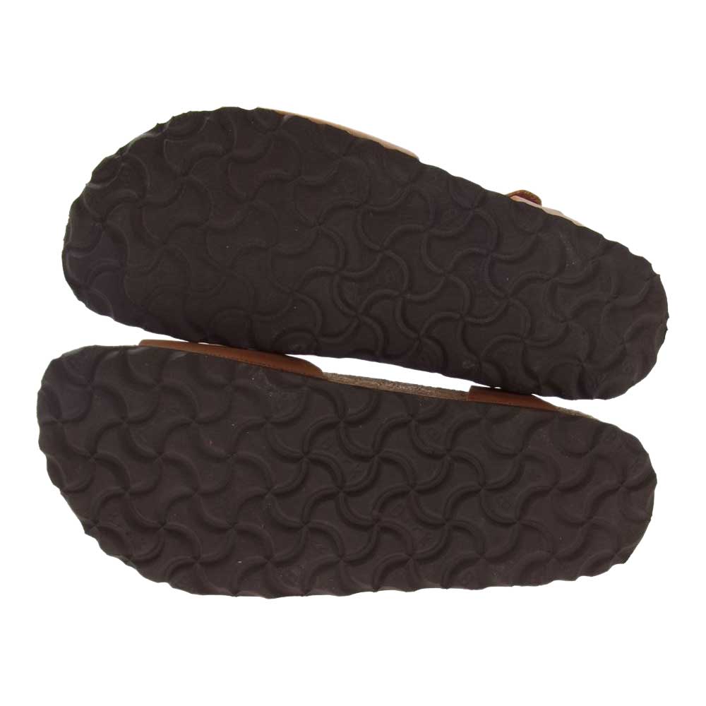 BIRKENSTOCK ビルケンシュトック BALI バリ アンクル ストラップ サンダル ブラウン系 22.5cm【中古】