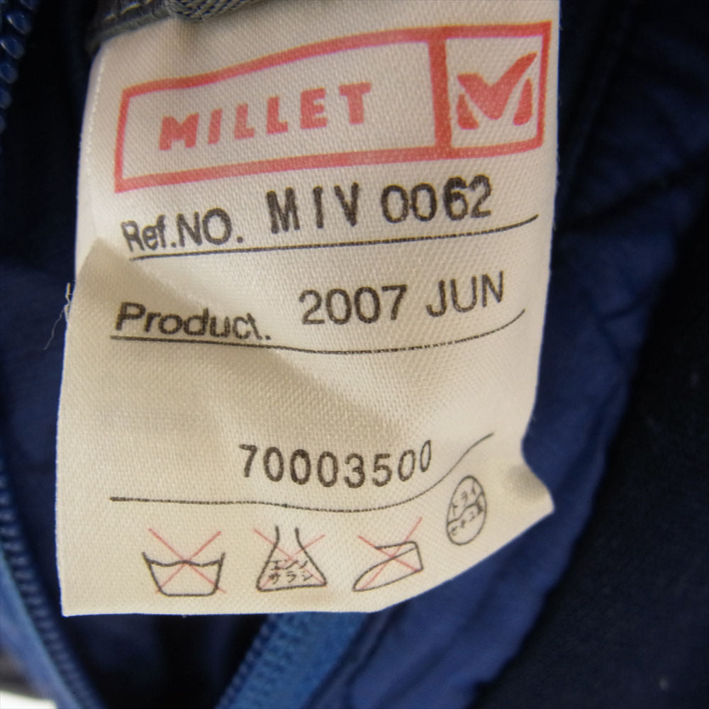 ミレー キルティング ナイロン ジャケット  ブルー系 M【中古】