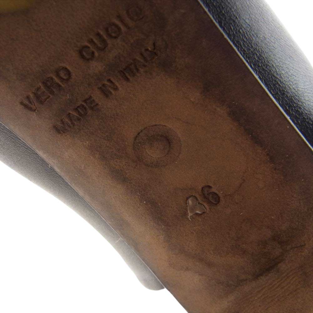 ベロクオイオ レザー ヒール ロングブーツ ブラック系 36【中古】