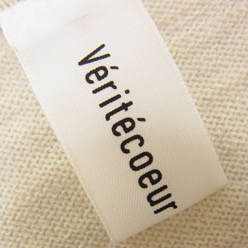 ヴェリテクール VCK-203 ウール ニット セーター オフホワイト系【中古】