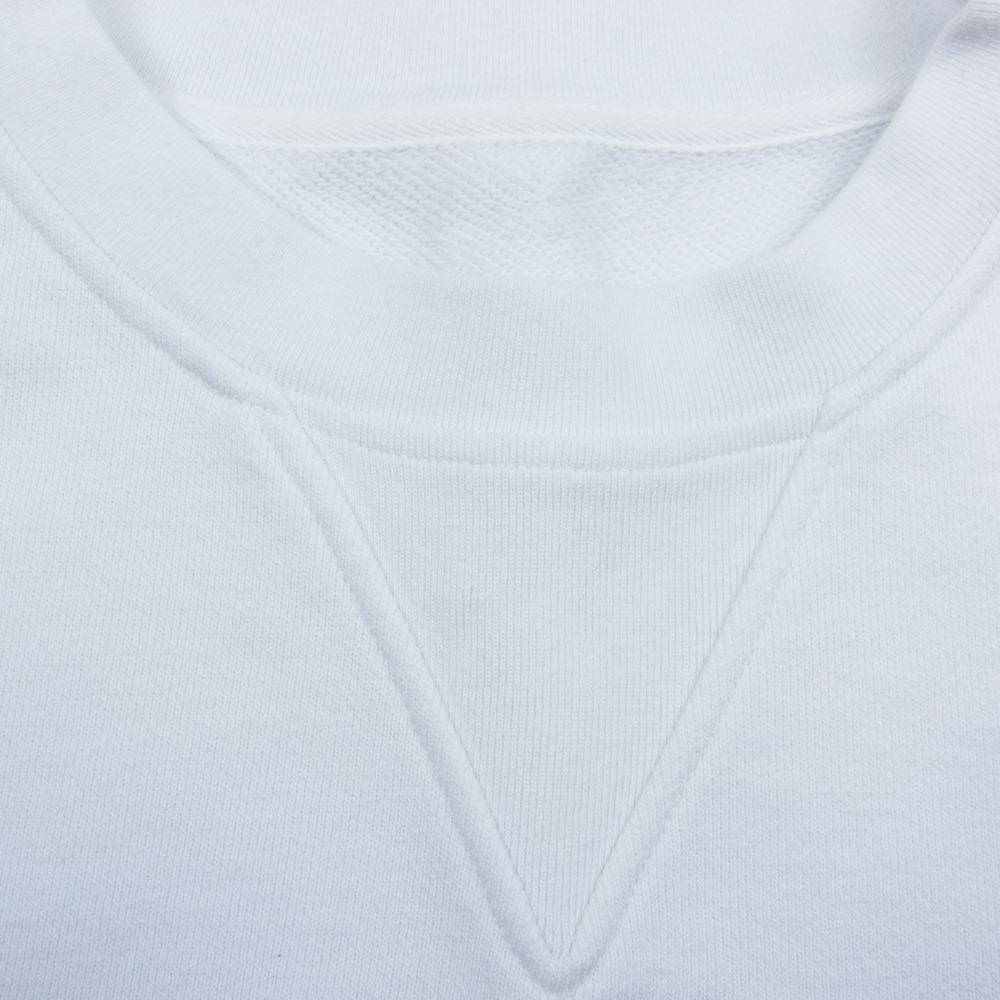 MAISON MARGIELA メゾンマルジェラ 20AW S29GU0066 S25403 アブストラクト ブランド ロゴ クルーネック スウェット ホワイト系 S【中古】