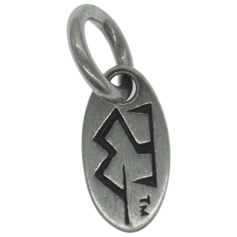 TRAVIS WALKER トラヴィスワーカー SMALL OVAL LOGO CHARM スモール オーバルロゴ ダブルクロス チャーム シルバー系【中古】