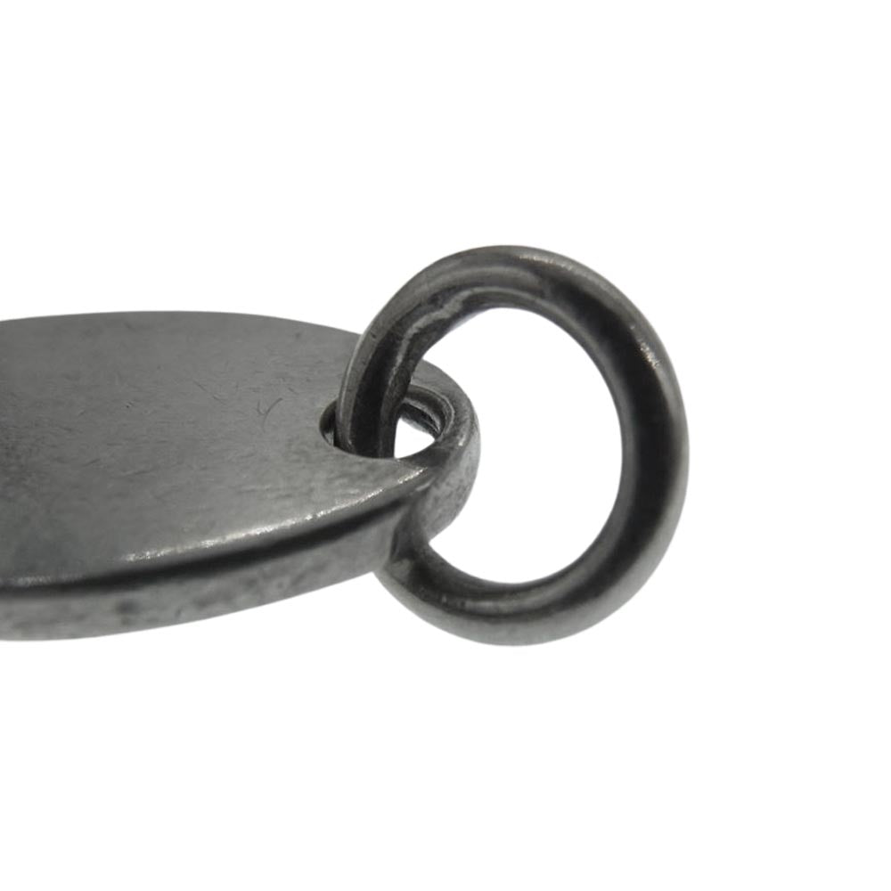 TRAVIS WALKER トラヴィスワーカー CHS023 MEDIUM OVAL LOGO CHARM ミディアム オーバルロゴ ダブルクロス チャーム シルバー系【中古】