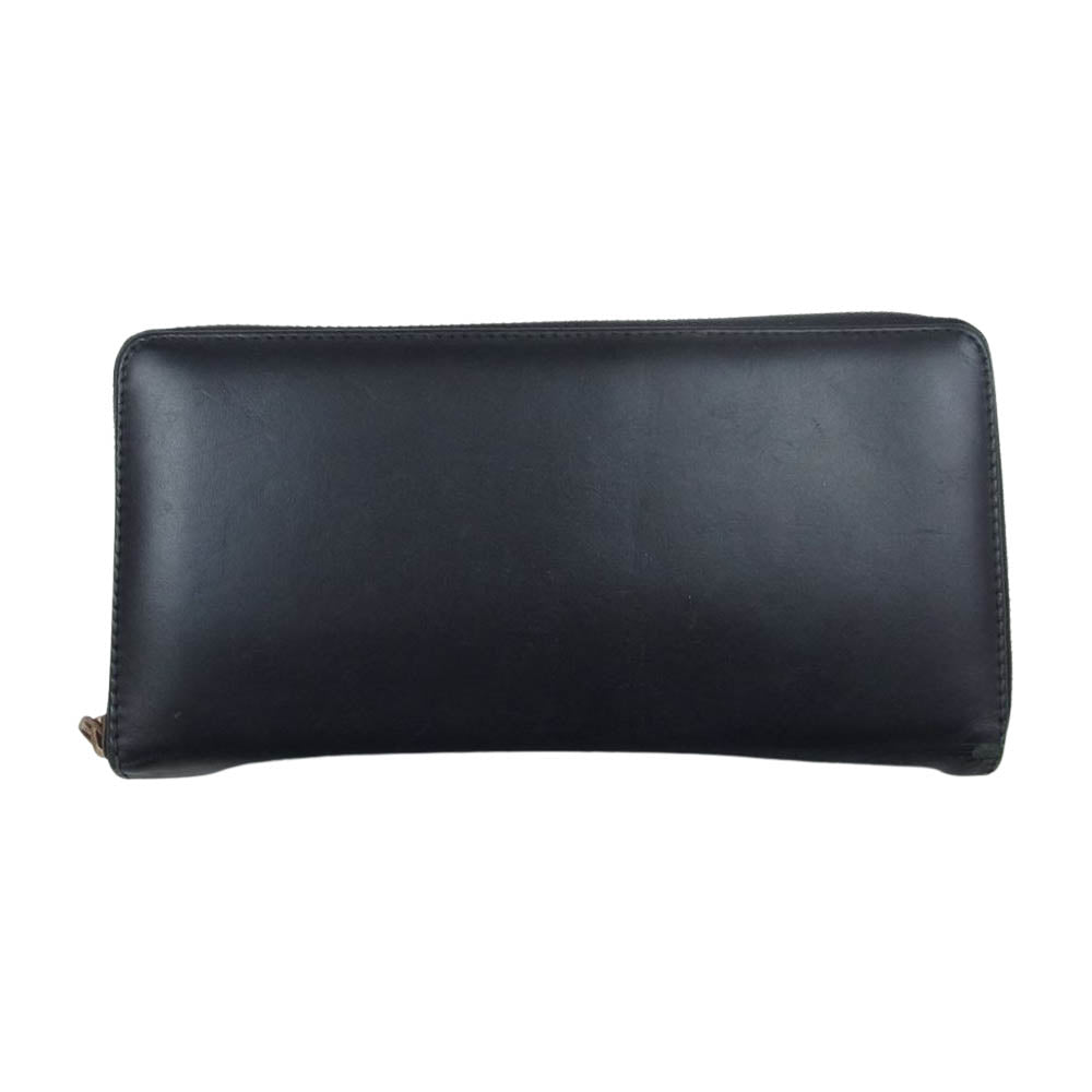 COMME des GARCONS コムデギャルソン SA0110 CDG Leather Wallet Classic Line ラウンドファスナー レザー クラシック ロングウォレット 長財布 ブラック系【中古】