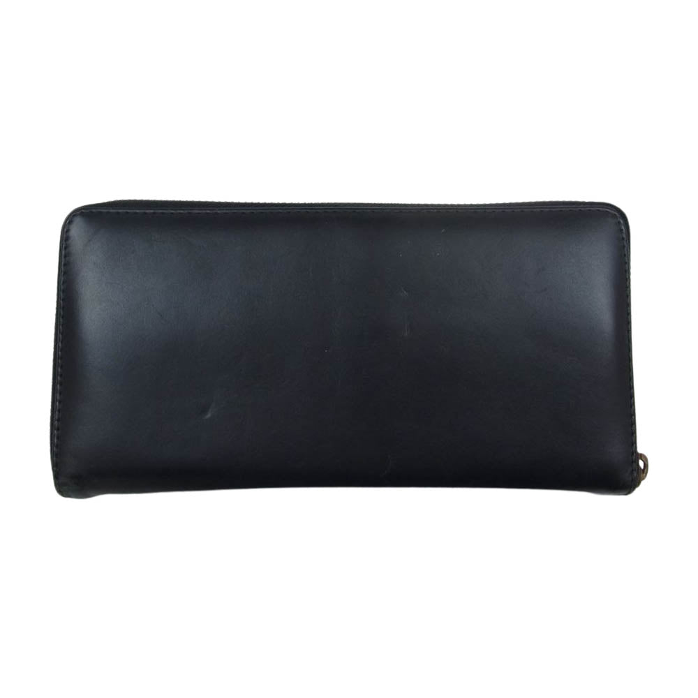 COMME des GARCONS コムデギャルソン SA0110 CDG Leather Wallet Classic Line ラウンドファスナー レザー クラシック ロングウォレット 長財布 ブラック系【中古】