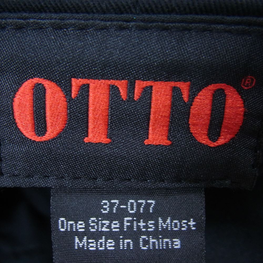 ポリクアント 37-077 OTTO ロゴ刺繍 キャップ 帽子 ブラック系【中古】