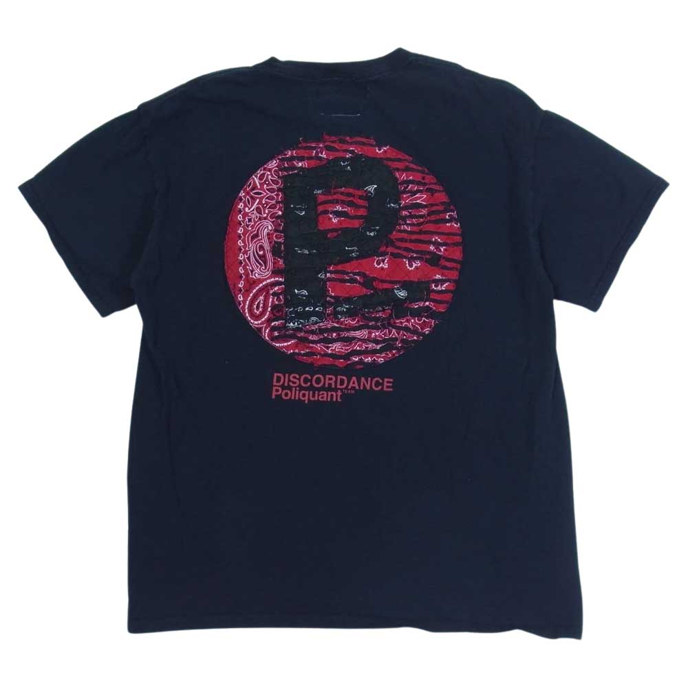 ポリクアント 20AW PQ20FW-COTD3 Children of the discordance チルドレン オブ ザ ディスコーダンス ポケット付き 半袖 Tシャツ ブラック系 2【中古】