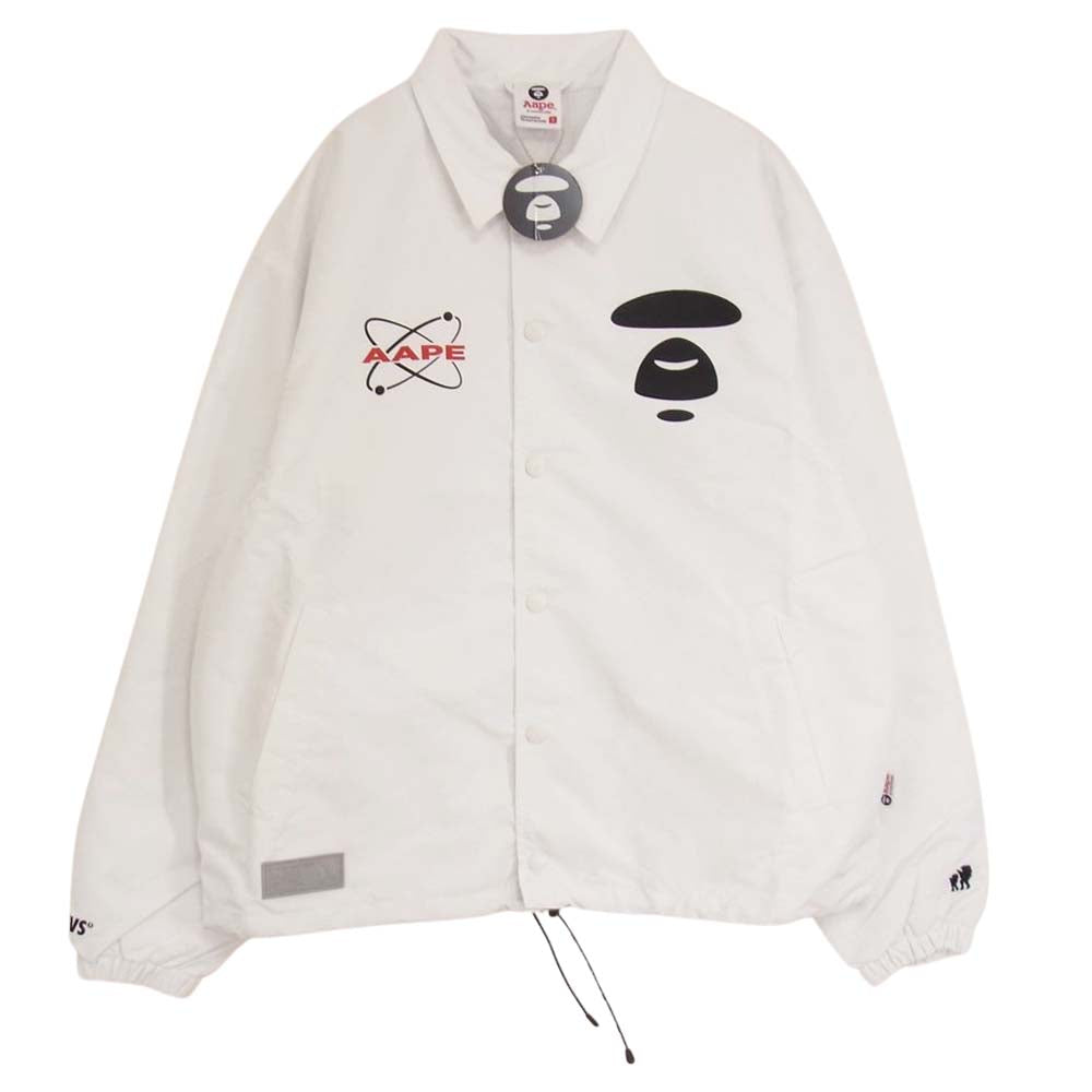 A BATHING APE アベイシングエイプ 20SS AAPLJM7350XXE LIGHT WEIGHT JACKET ライト ウェイト ジャケット ホワイト系 S【新古品】【未使用】【中古】