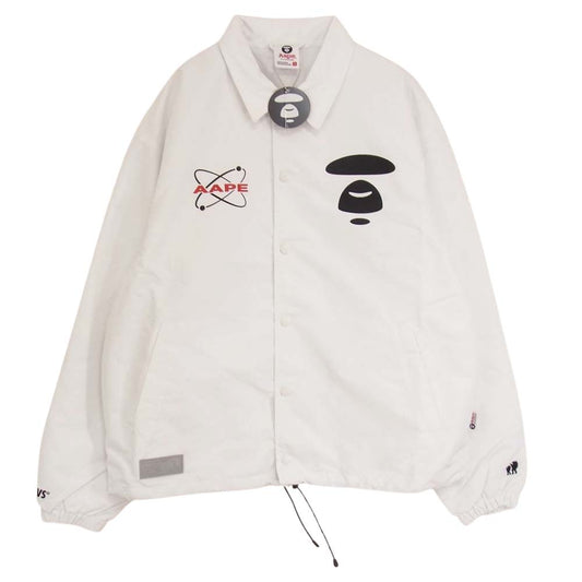 A BATHING APE アベイシングエイプ 20SS AAPLJM7350XXE LIGHT WEIGHT JACKET ライト ウェイト ジャケット ホワイト系 S【新古品】【未使用】【中古】