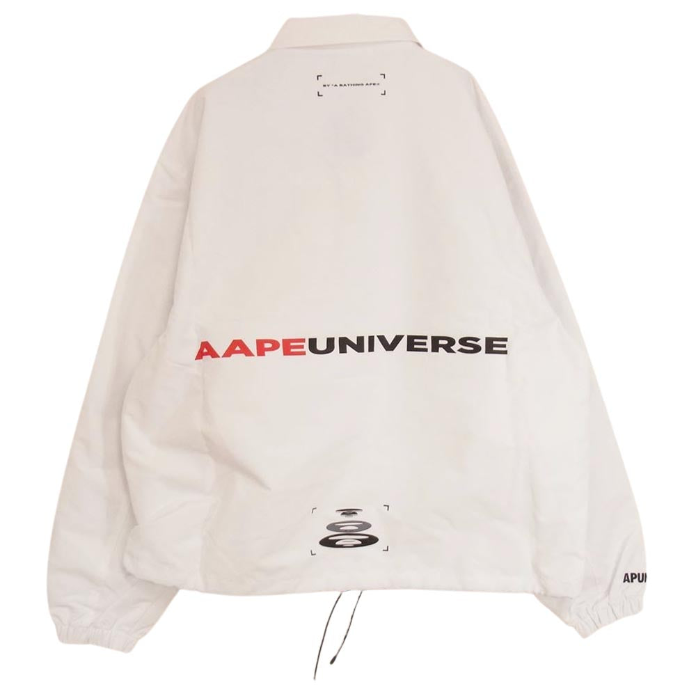 A BATHING APE アベイシングエイプ 20SS AAPLJM7350XXE LIGHT WEIGHT JACKET ライト ウェイト ジャケット ホワイト系 S【新古品】【未使用】【中古】