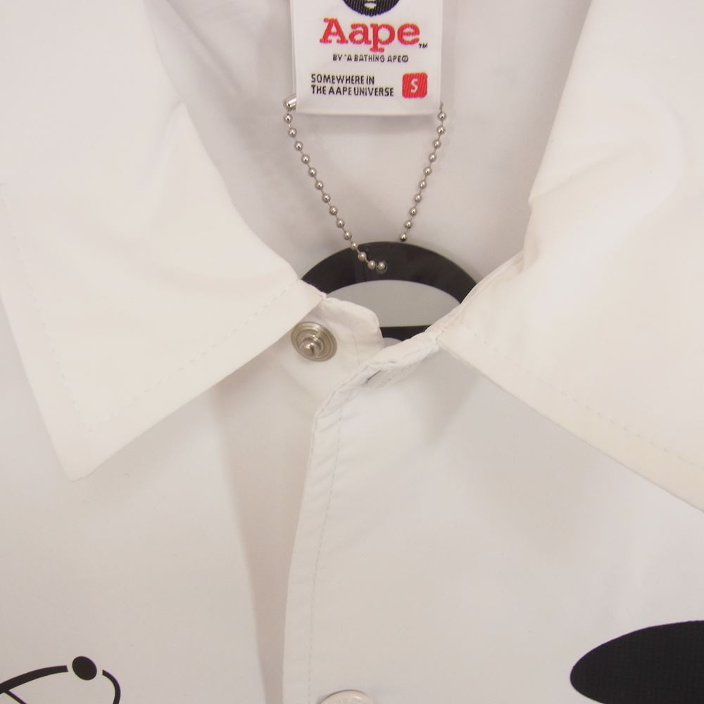 A BATHING APE アベイシングエイプ 20SS AAPLJM7350XXE LIGHT WEIGHT JACKET ライト ウェイト ジャケット ホワイト系 S【新古品】【未使用】【中古】