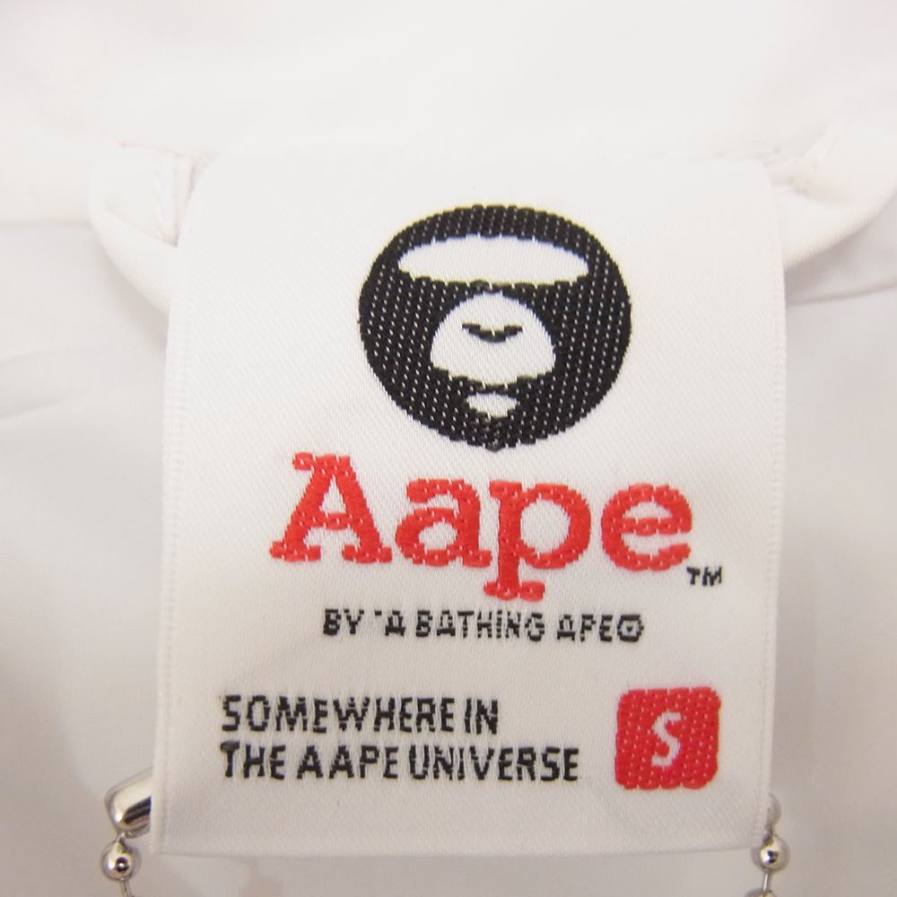A BATHING APE アベイシングエイプ 20SS AAPLJM7350XXE LIGHT WEIGHT JACKET ライト ウェイト ジャケット ホワイト系 S【新古品】【未使用】【中古】