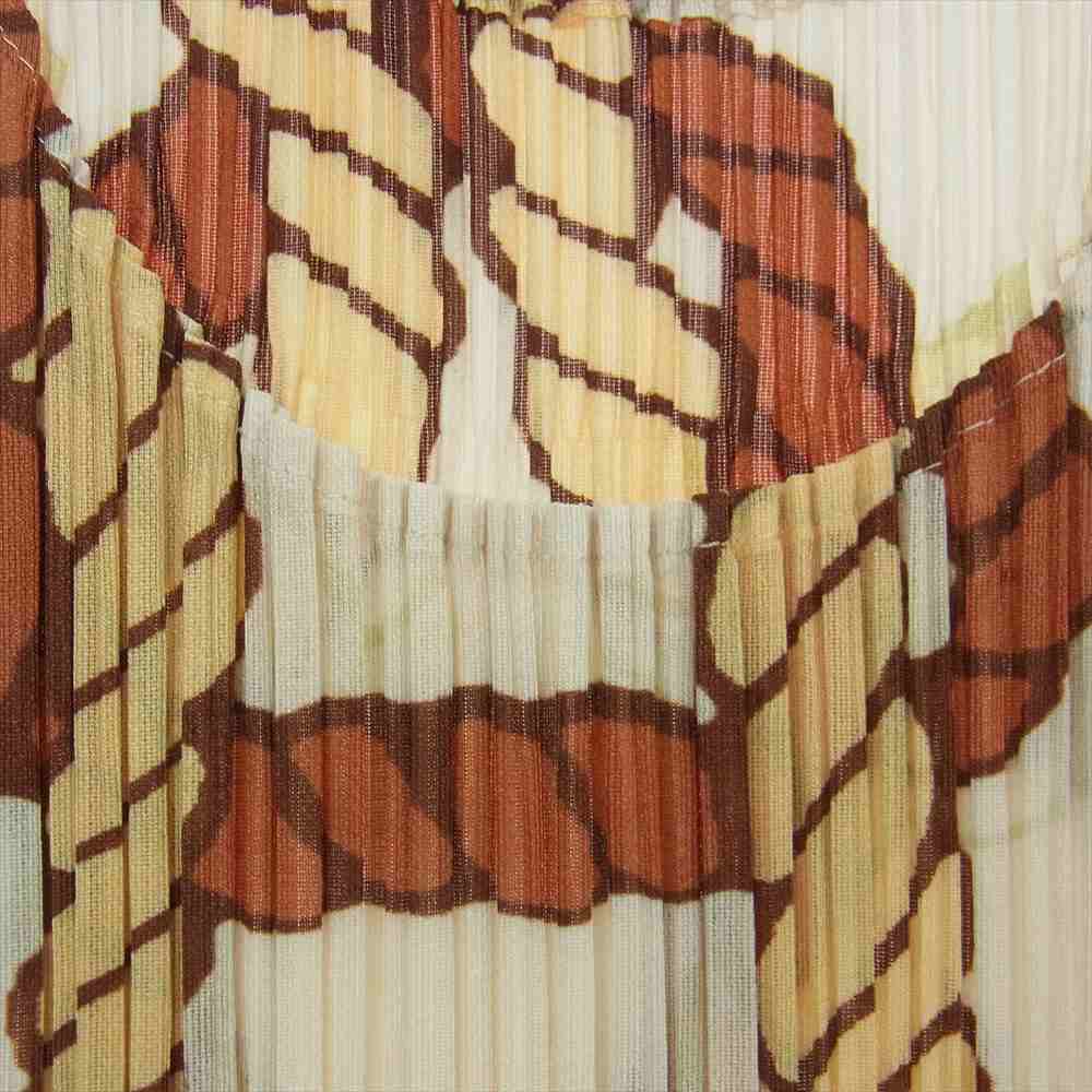 PLEATS PLEASE プリーツプリーズ イッセイミヤケ PP81-JH863 プリーツ加工 ロープ総柄 ノースリーブ ワンピース ドレス マルチカラー系 3【中古】