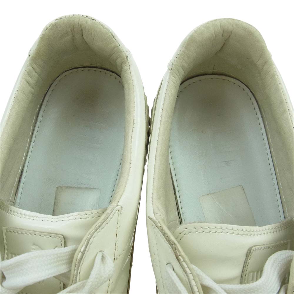 PUMA プーマ 363275-01 × Rihanna  Creepers Fenty Glossy リアーナ クリーパーズ フェンティ グロッシー ローカット スニーカー  ホワイト系 30.0cm【中古】