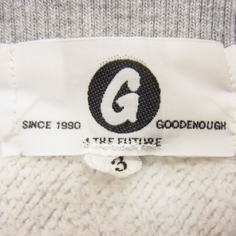 GOODENOUGH グッドイナフ GE-114101 SWEAT PHARAO JACKET スウェット ファラオ ジャケット グレー系 3【中古】