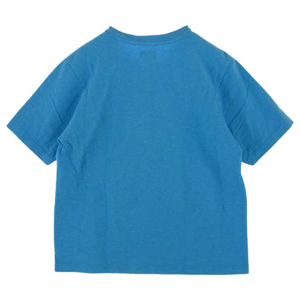 Supreme シュプリーム 18SS Overdyed Pocket 半袖 Tee Tシャツ ライトブルー系 M【中古】